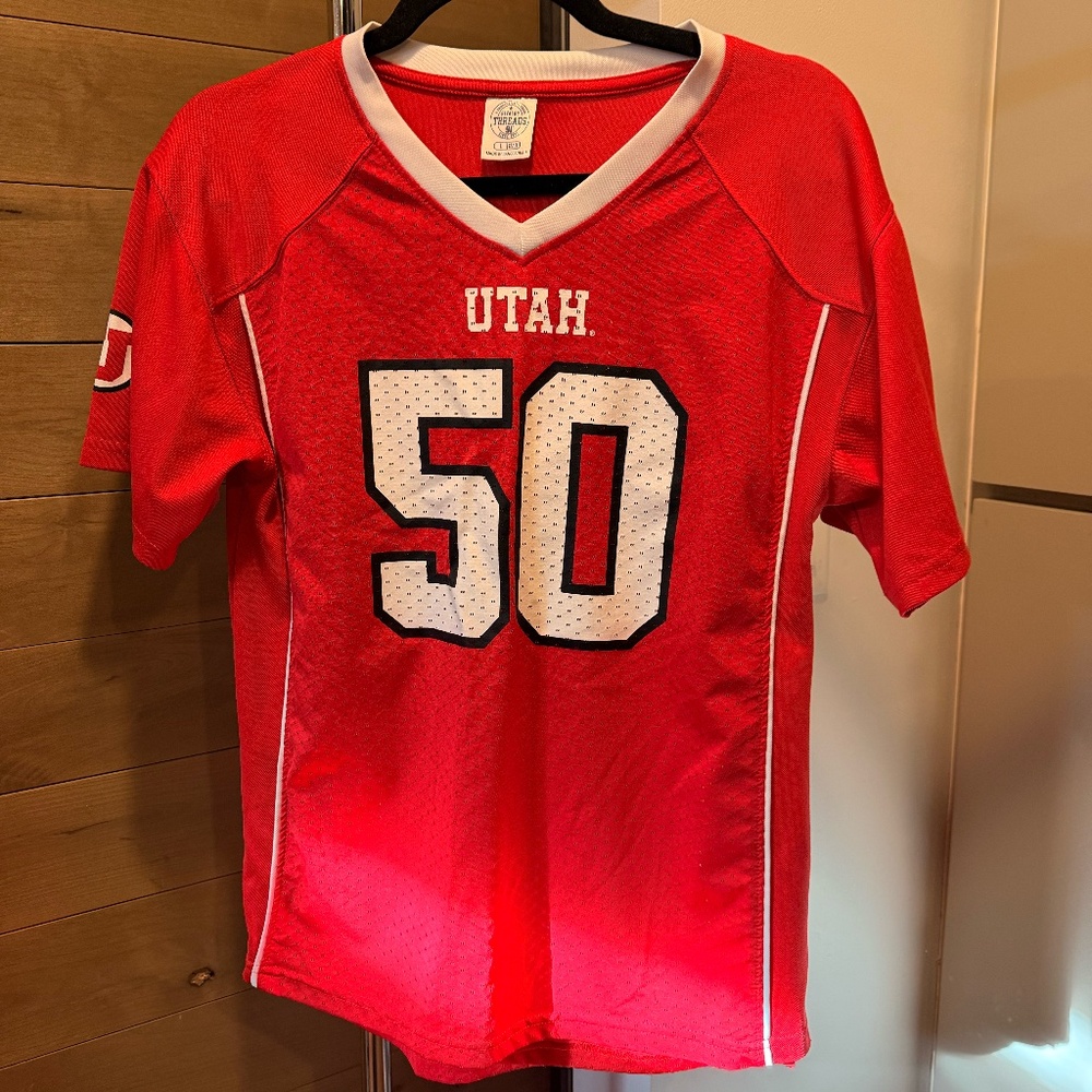 University of Utah Youth Football Jersey 12-14 Rivalry Threads